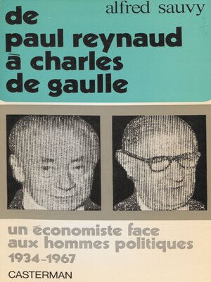 cover image of De Paul Reynaud à Charles de Gaulle